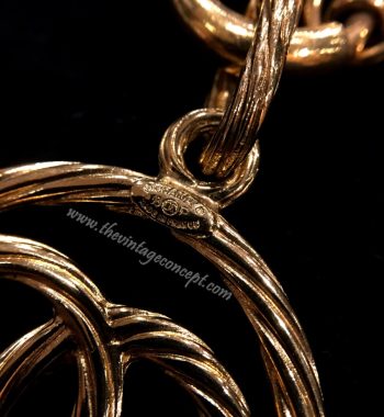 Chanel Chanel Logo with Outer Ring Long Necklace (SOLD) - The Vintage Concept