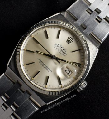 Rolex Datejust Oysterquartz Silver Dial 17014 (Full Set) ( SOLD ) - The Vintage Concept