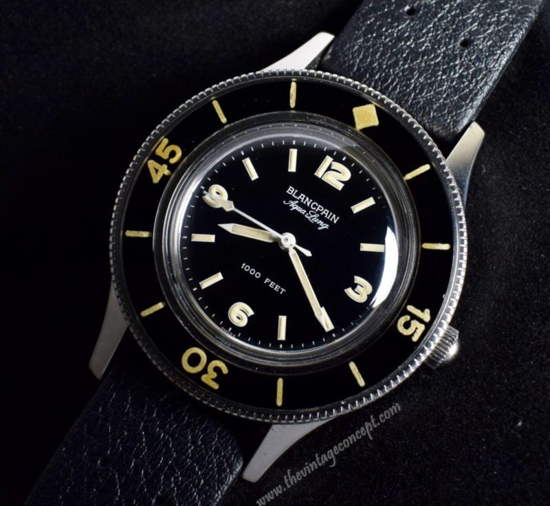 Blancpain Aqua Lung 1000 Feet Automatic with Full Services Report (SOLD) - The Vintage Concept