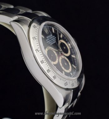 Rolex Daytona "A" Series Black Dial 16520 ( with Services Paper ) ( SOLD ) - The Vintage Concept