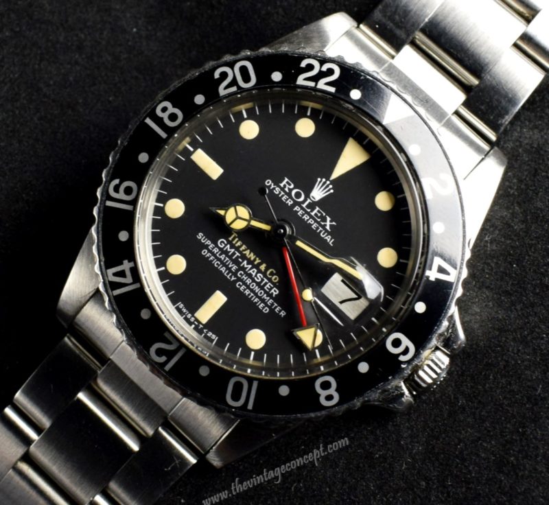 Rolex GMT Master "Tiffany & Co" 1675 ( with Services Paper ) (SOLD) - The Vintage Concept