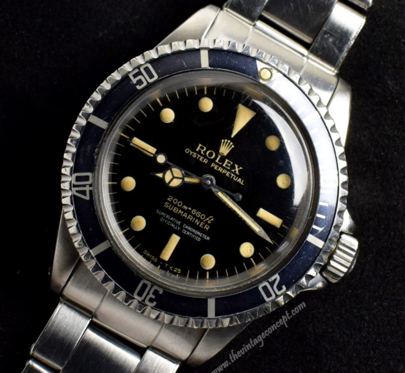 Rolex Submariner Gilt Dial 4 Lines 5512 w/ Double Papers & Box (SOLD) - The Vintage Concept