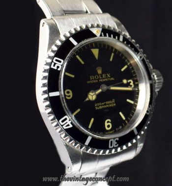 Rolex Submariner Gilt Explorer Dial 5513 Double T<25 Underline (SOLD) - The Vintage Concept