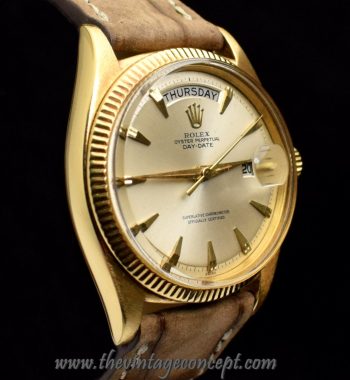 Rolex Day-Date 18K YG Silver Dial 6611B (SOLD) - The Vintage Concept