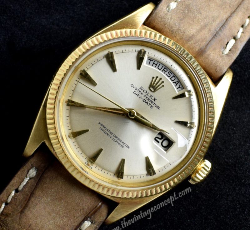 Rolex Day-Date 18K YG Silver Dial 6611B (SOLD) - The Vintage Concept