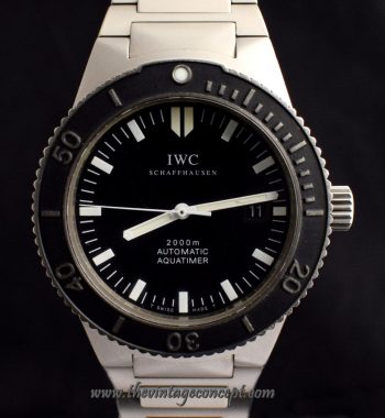 IWC 2000m Aquatimer Titanium w/ Original Card (SOLD) - The Vintage Concept