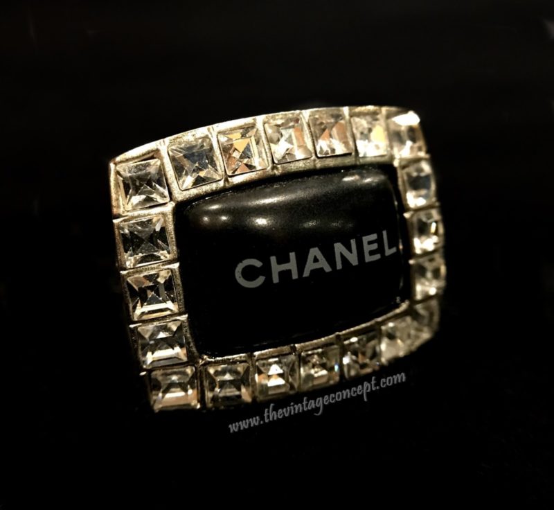 Chanel Rectangle Blink Blink Ring (SOLD) - The Vintage Concept