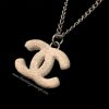 Chanel Rock Texture Logo Necklace (SOLD)