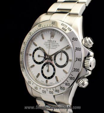 Rolex Daytona White Dial 16520 " A " Series with Service Paper (SOLD) - The Vintage Concept