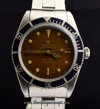 Rolex Submariner Tropical Gilt Dial 5508 (SOLD) - The Vintage Concept