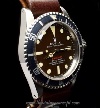 Rolex Submariner Single Red Tropical Dial 1680 (SOLD) - The Vintage Concept