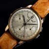 Record Geneve Steel & Gold Triple Date Chronograph   ( SOLD )