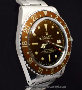 Rolex GMT Master Tropical Gilt Dial Chapter Ring 1675 ( SOLD ) - The Vintage Concept