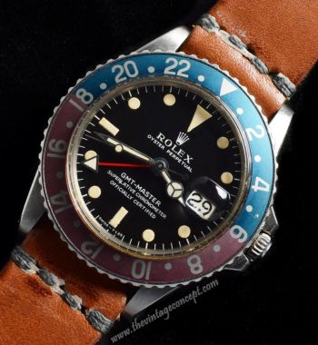 Rolex GMT Master Slightly Tropical Matte Dial 1675 (SOLD) - The Vintage Concept