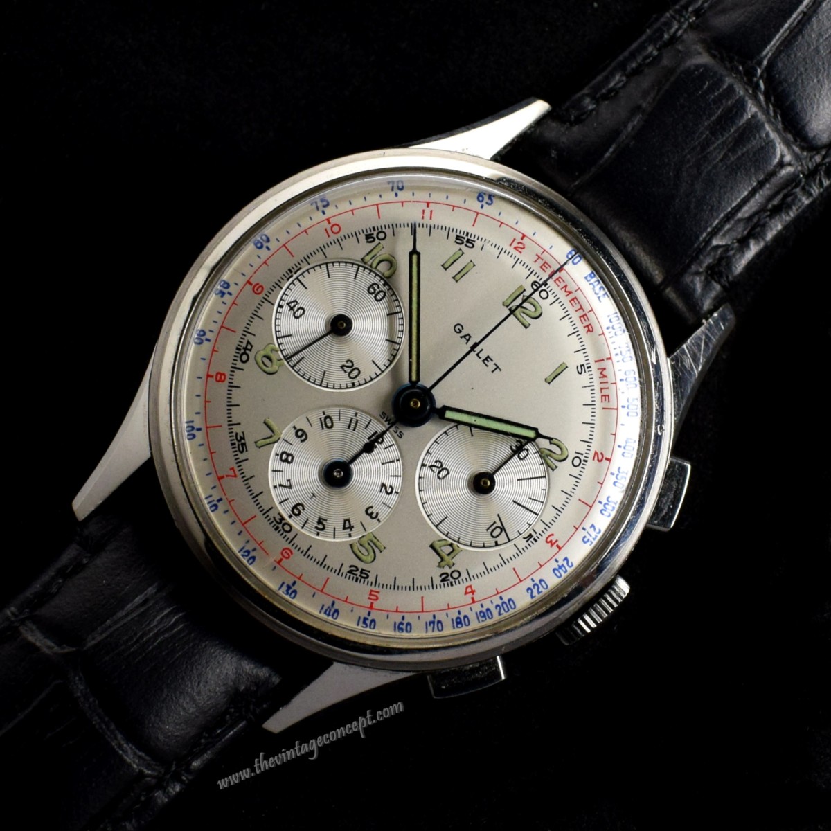 Gallet Steel Multichron 12H Chronograph (SOLD) – The Vintage Concept