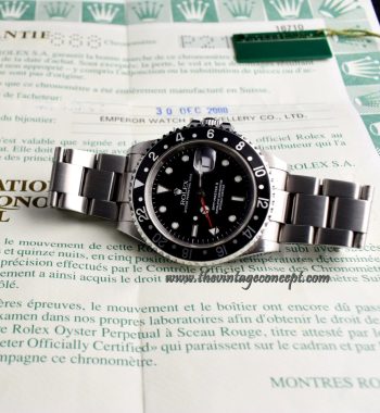 Rolex GMT-Master II 16710 with paper & Tag (SOLD) - The Vintage Concept