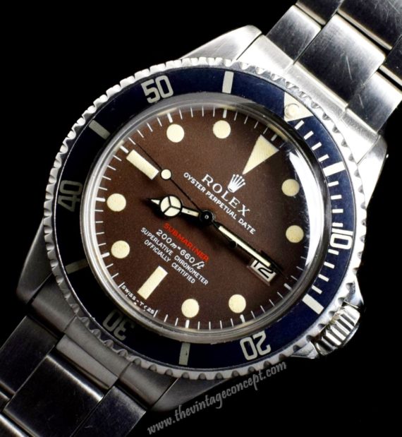 Rolex Submariner Single Red 1680 ( with box & paper ) ( SOLD ) - The Vintage Concept