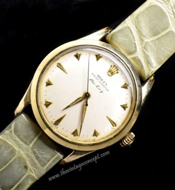 Rolex Air-King Gold Plated 5506 ( SOLD ) - The Vintage Concept