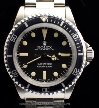 Rolex Submariner Maxi Dial MK IV 5513 (SOLD) - The Vintage Concept