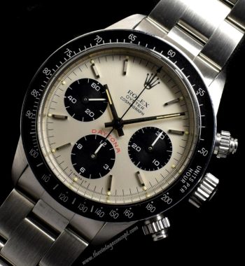 Rolex Big Red Daytona Silver Dial 6263 ( SOLD ) - The Vintage Concept