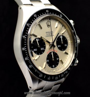 Rolex Big Red Daytona Silver Dial 6263 ( SOLD ) - The Vintage Concept