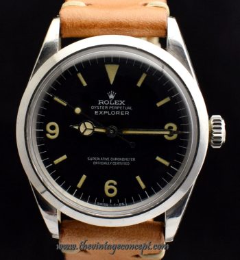 Rolex Explorer Matte Dial 1016 w/ Original Punched Paper & Purchased Invoice (SOLD) - The Vintage Concept