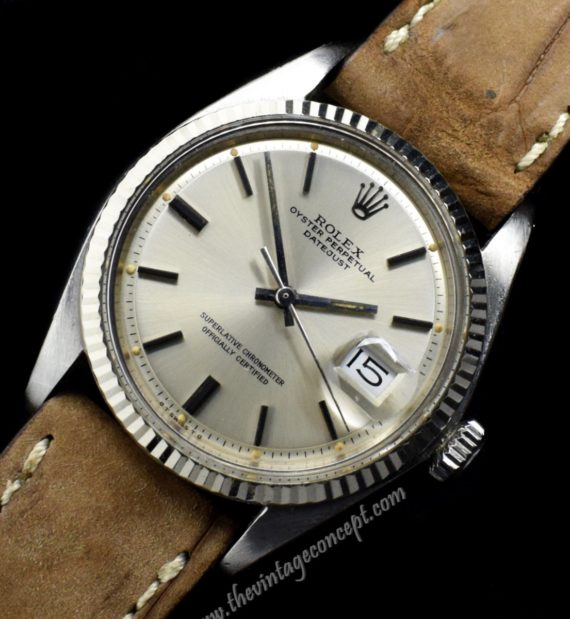 Rolex Datejust Silver Dial 1601 ( SOLD ) - The Vintage Concept