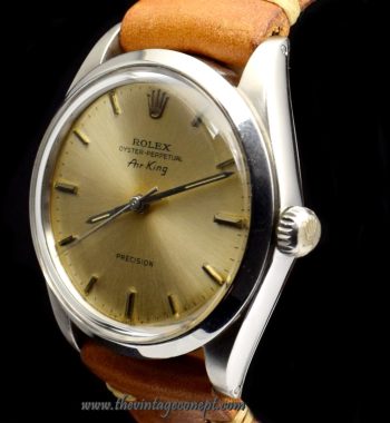 Rolex Air-King Silver Dial Floating "T" 5500 (SOLD) - The Vintage Concept