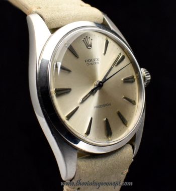 Rolex Oyster Precision Silver Dial 6424 (SOLD) - The Vintage Concept
