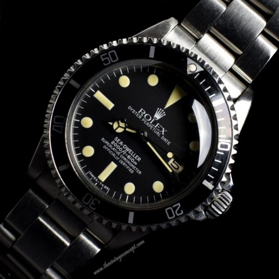 Rolex Sea-Dweller Early Service Dial 1665 (SOLD) - The Vintage Concept