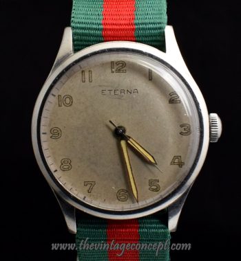 Eterna Over Size 36mm Silver Dial (SOLD) - The Vintage Concept
