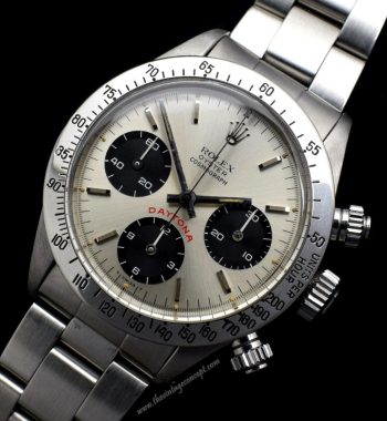 Rolex Daytona Silver Dial Big Red 6265 (SOLD) - The Vintage Concept