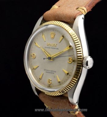 Rolex Oyster Perpetual Two-Tones Explorer Dial 6567 (SOLD) - The Vintage Concept