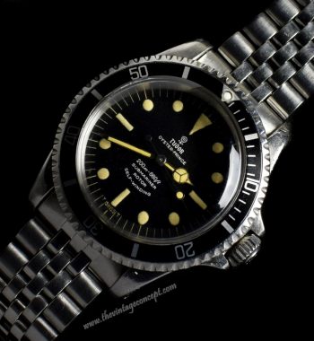 Tudor Submariner Small Rose Dial 7016/0 with Jubilee Bracelet (SOLD) - The Vintage Concept
