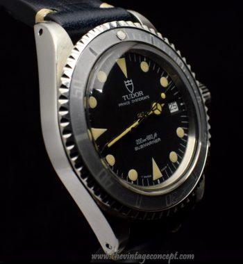 Tudor Submariner 79090 w/ Ghost Insert & Service Paper ( SOLD ) - The Vintage Concept