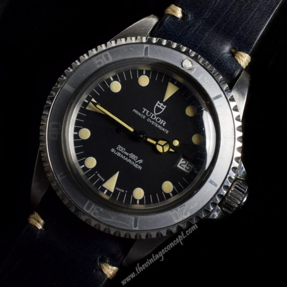 Tudor Submariner 79090 w/ Ghost Insert & Service Paper ( SOLD ) - The Vintage Concept