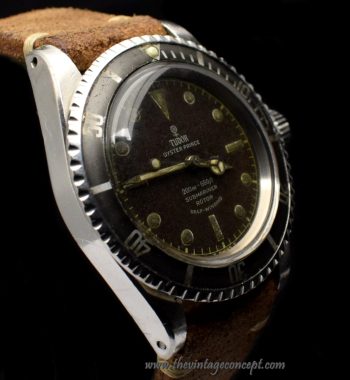 Tudor Submariner Chapter Ring Dark Choco Dial 7928 ( SOLD ) - The Vintage Concept