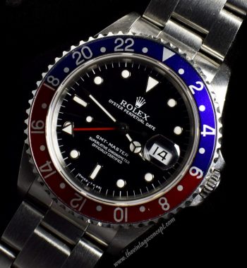 Rolex GMT-Master Pepsi 16700 w/ Service Paper & Tag (SOLD) - The Vintage Concept