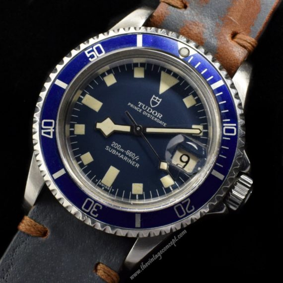 Tudor Submariner Blue Snowflake Dial 9411/0 (SOLD) - The Vintage Concept