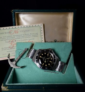 Rolex Submariner Gilt Dial 5513 w/ Original Paper & Box (SOLD) - The Vintage Concept