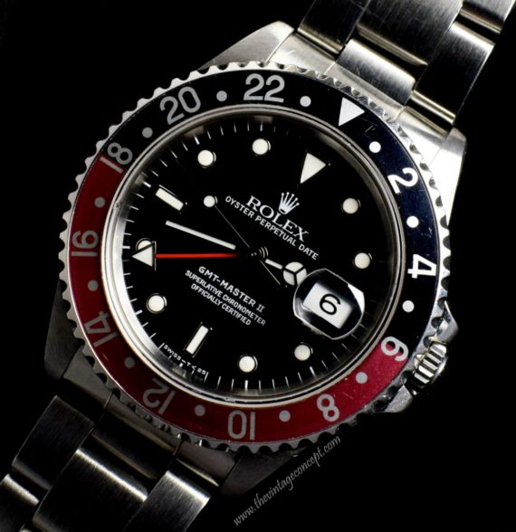 Rolex GMT-Master II Coke 16710 w/Service Card (SOLD) - The Vintage Concept