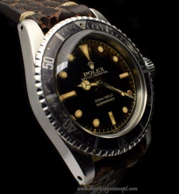 Rolex Submariner Gilt Dial PCG Chapter Ring 5512 (SOLD) - The Vintage Concept