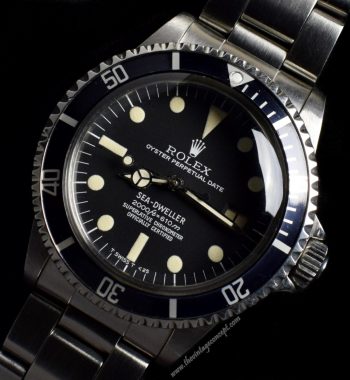 Rolex Sea-Dweller Great White Rail Dial 1665 (SOLD) - The Vintage Concept