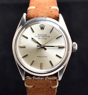 Rolex Air-King Silver Dial 5500 (SOLD) - The Vintage Concept
