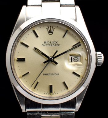 Rolex Oysterdate Silver Dial 6694 (SOLD) - The Vintage Concept