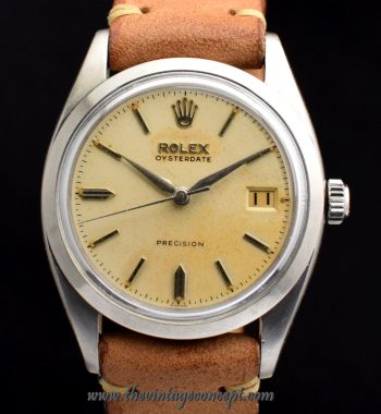 Rolex Oysterdate Red Black Date 6494 (SOLD) - The Vintage Concept