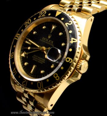 Rolex GMT-Master Black Nipple Dial 16758 (SOLD) - The Vintage Concept