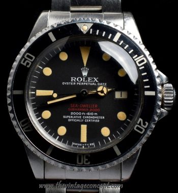 Rolex Double Red Sea-Dweller MK III 1665 (Full Set) (SOLD) - The Vintage Concept