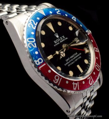 Rolex GMT Master Matte Dial 1675 with Service Paper (SOLD) - The Vintage Concept