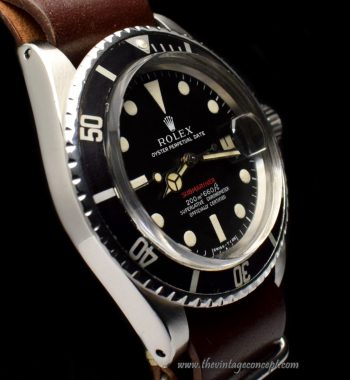 Rolex Submariner Single Red MK I 1680 w/ Service Papers (SOLD) - The Vintage Concept